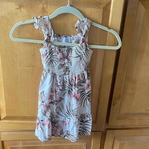 The Children's Place Pink and Cream Floral Dress